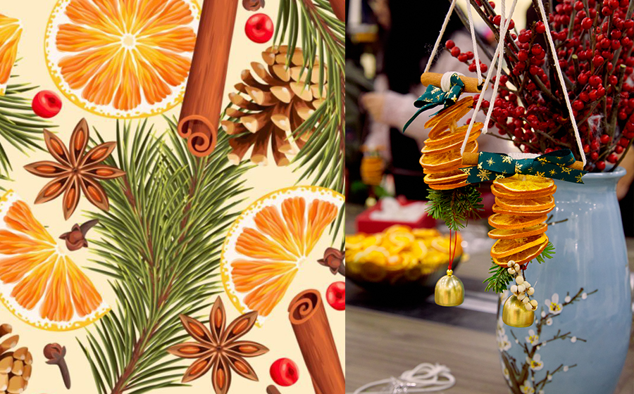Spread Christmas cheer with our orange handmade ornaments! 17 Happy Christmas