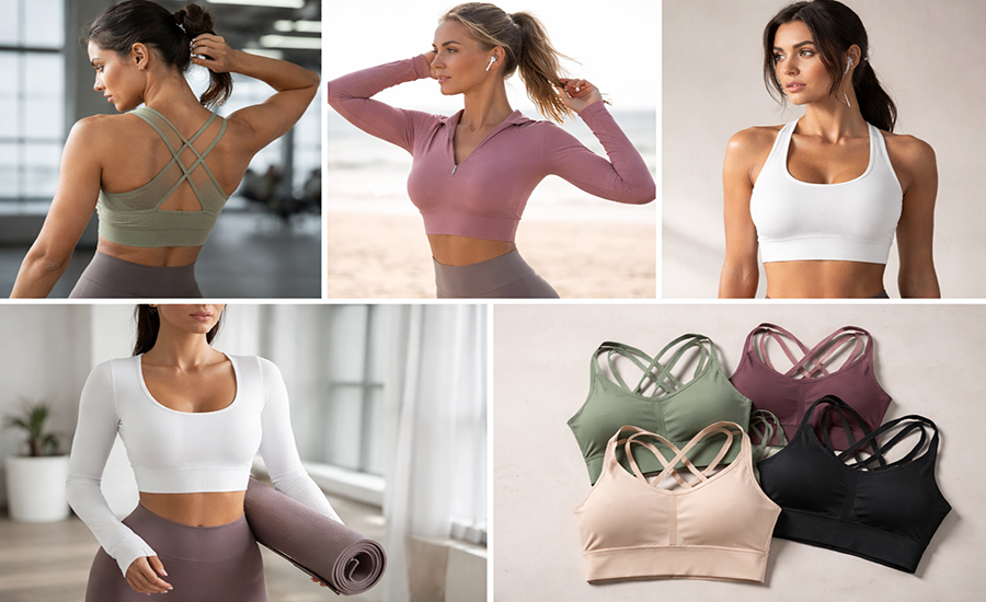 Sportswear Tops Explained: From Tank Tops to Custom OEM Production 2 Sportswear Tops for Women