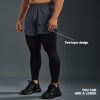 Men's 2 In 1 Training Pants 3 Men's 2 In 1 Training Pants 3