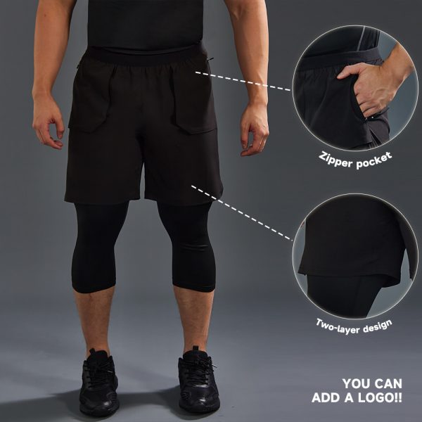 Men's Double-Layer Sweatpants 2
