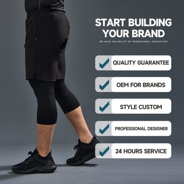 Men's Double-Layer Sweatpants 4