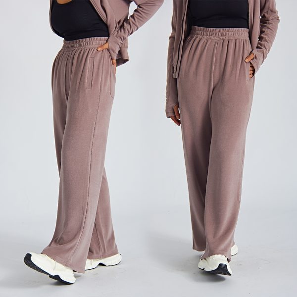 Women's Casual Flare Pants High Waist Lounge Trousers 1 Women’s Casual Flare Pants 2