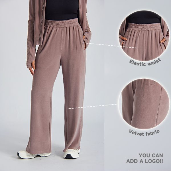 Women's Casual Flare Pants High Waist Lounge Trousers 2 Women’s Casual Flare Pants 3