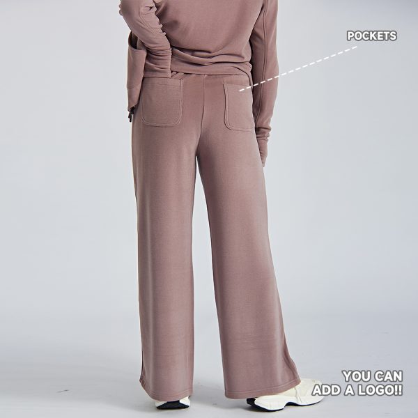Women's Casual Flare Pants High Waist Lounge Trousers 3 Women’s Casual Flare Pants 4