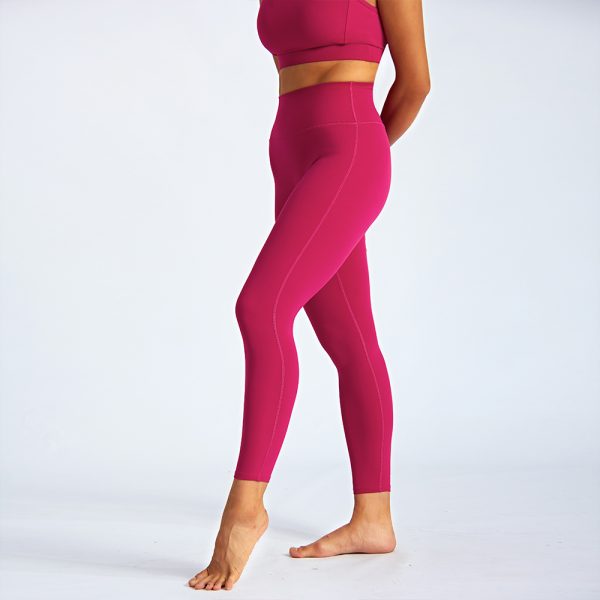 Nude Feeling Yoga Leggings | 4-Way Stretch High Waisted Sports Pants 1 Workout Yoga Leggings 3