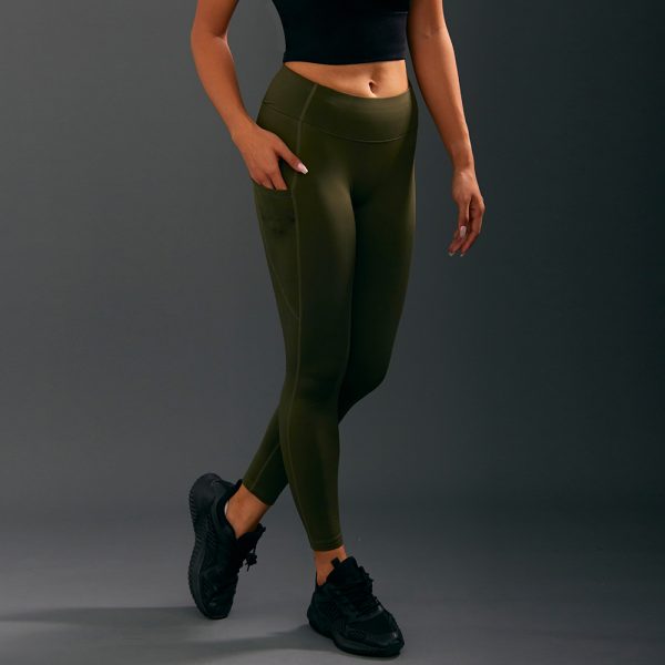 Women Thin Fleece Yoga Leggings With Side Pocket Yoga Tights 1 Yoga Legging 5