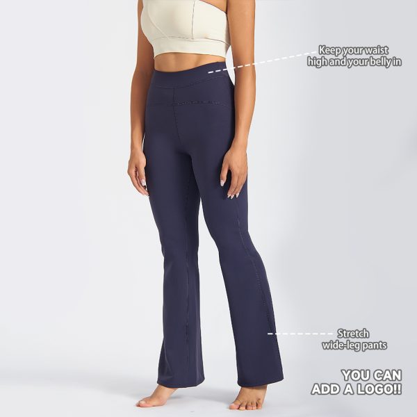 Slim Fit Flare Pant Breathable Gym Yoga Leggings 1 flare pant 1