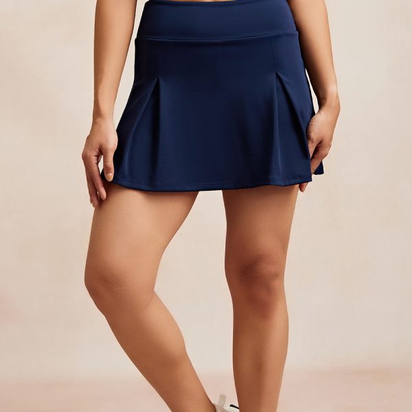 Breathable A-line Sports Skirt With Pocket Golf Tennis Wear 1 golf skirt 1