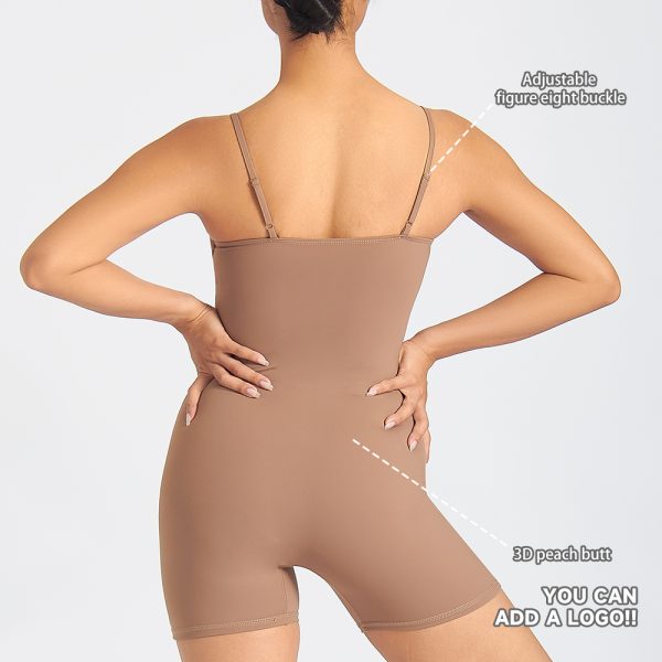 Women Sports Shorts Rompers One Piece Backless Bodysuits 4 women yoga rompers 4