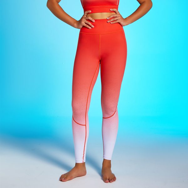 Woman Gradient Yoga Pants Workout Tights Gym Leggings 2 Gradient color legging 3
