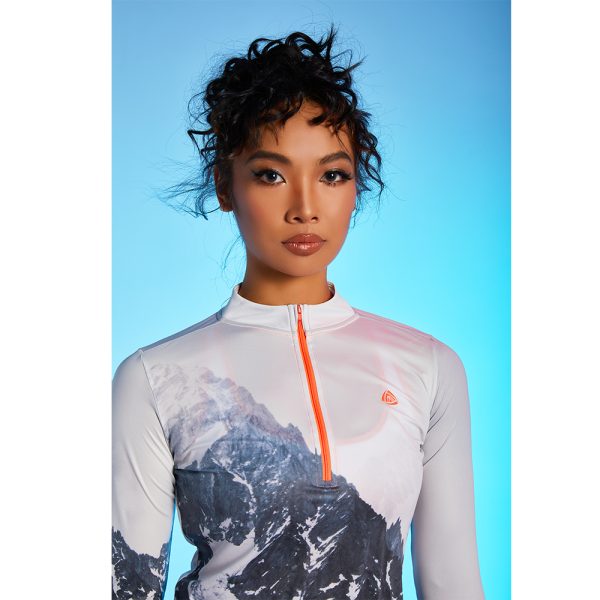Unisex Half Zipper Sweatshirt Waterproof Long Sleeve Top Shirt 4 Waterproof T-shirt 2