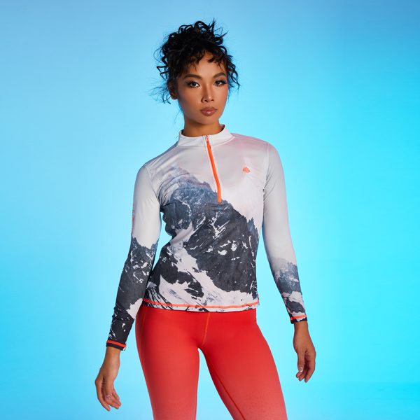 Unisex Half Zipper Sweatshirt Waterproof Long Sleeve Top Shirt 2 Waterproof T-shirt 3