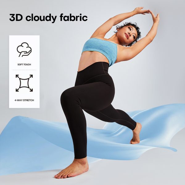 Cloud Feeling Fabric Yoga Leggings High Stretch Gym Pants 4 cloudy fabric legging 1
