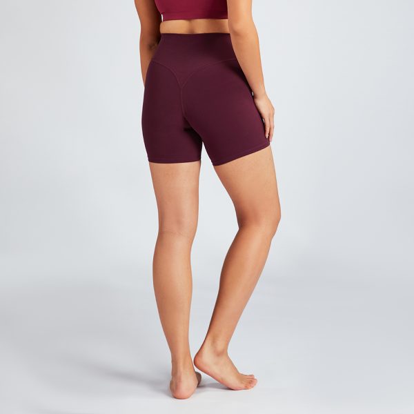 Fitness Short Pants Four-Way Stretch Solid Color Exercise Shorts 3 yoga shorts sets (4)