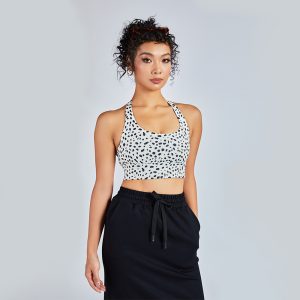 Dot Pattern Sports Bra (5)