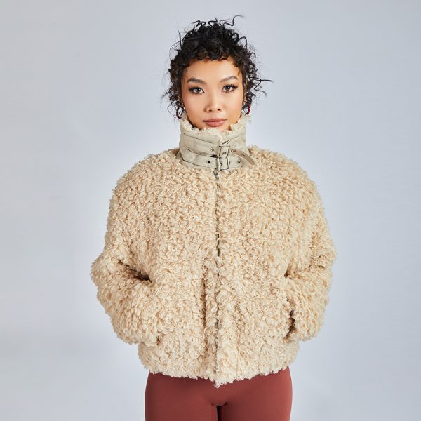 Fur Short Casual Coat (2)
