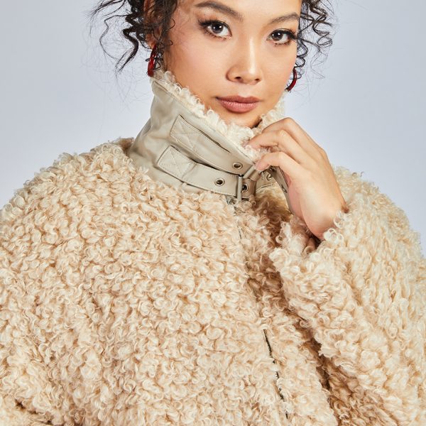 Fur Short Casual Coat (4)
