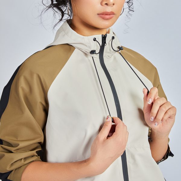 Color Blocking Windproof Jacket Outdoor Zipper Warm Street Wear 3 windproof jacket (4)