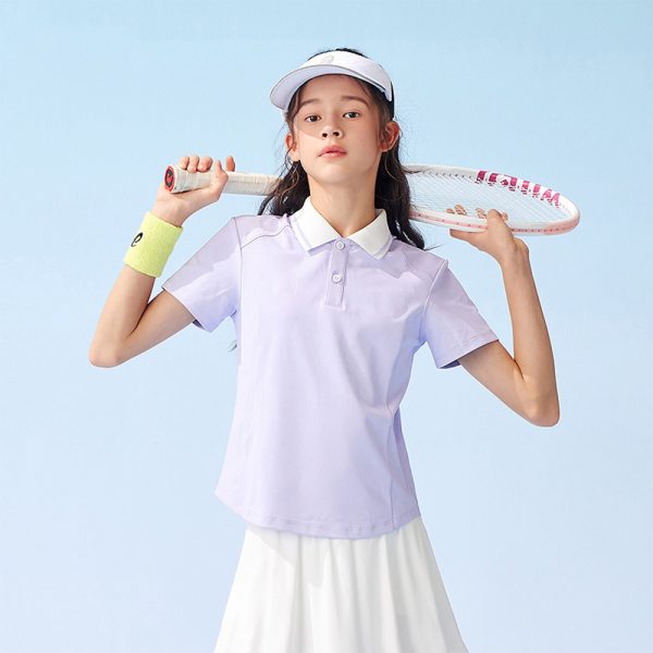 Children's Polo Shirt for Tennis & Golf Quick Dry Sportswear 3 Children's Polo Shirt (3)
