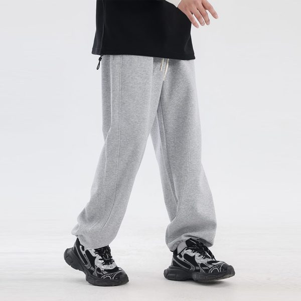 Kids' Cotton Sweatpants with Adjustable Waist Drawstring 1 Kids' Cotton Sweatpants (1)