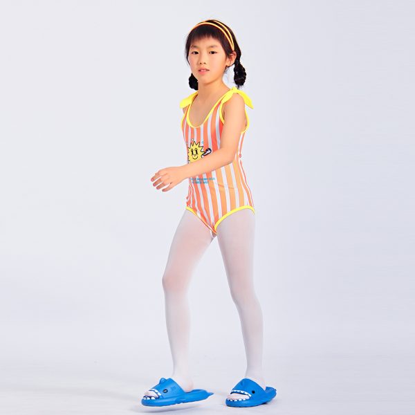 Cute Striped Kids' One Piece Swimsuit with Sun Design 2 Kids' One Piece Swimsuit (5)