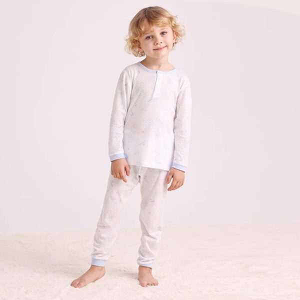 Sweet Pink Kids’ Pajama Set With Cute Pattern Design 4 Kids’ Pajama Set (2)