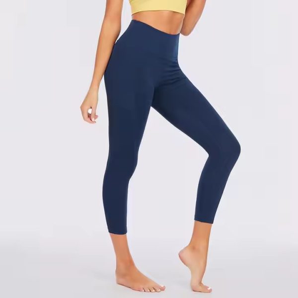 Navy Yoga Capris (1)