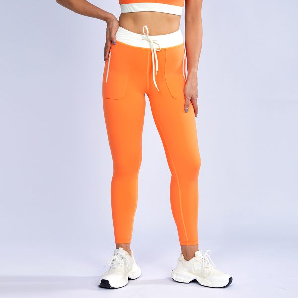 Colorblock Yoga Outfit Set | Cross Back Bra & Pocket Leggings 4 Colorblock Yoga Set (1)