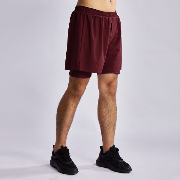 Burgundy Training Shorts (3)