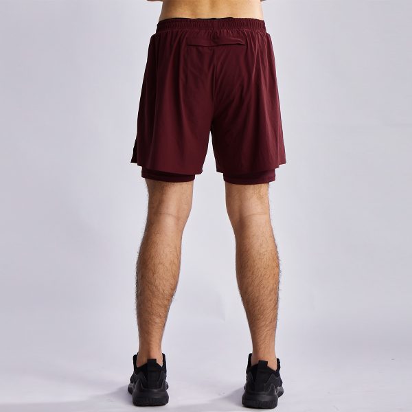 Burgundy Training Shorts (4)