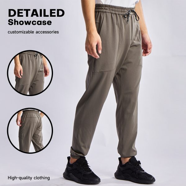 Men’s Casual Jogger Pants with Adjustable Drawstring Custom 2 Casual Jogger Pants (1)