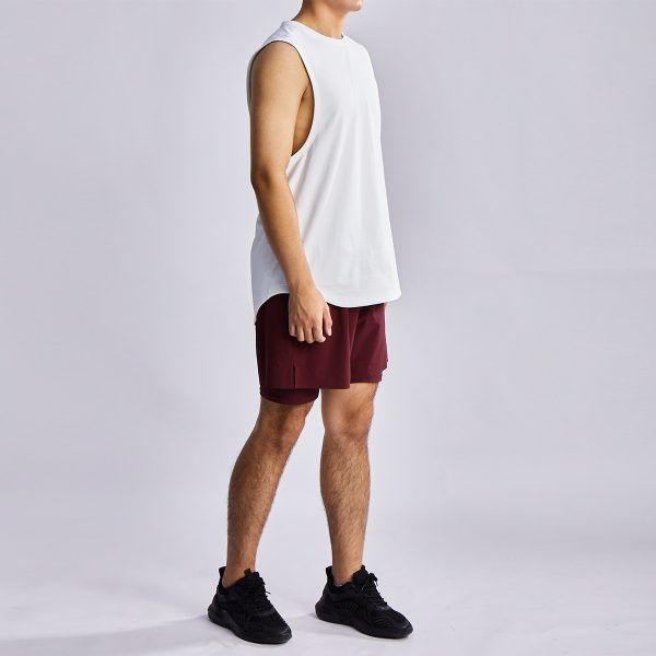 Cotton Sports Tank Workout Vest for Men Custom OEM Available 4 Cotton Sports Tank (1)