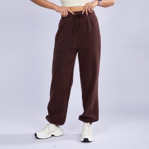 Drawstring Fleece Sweatpants (5)