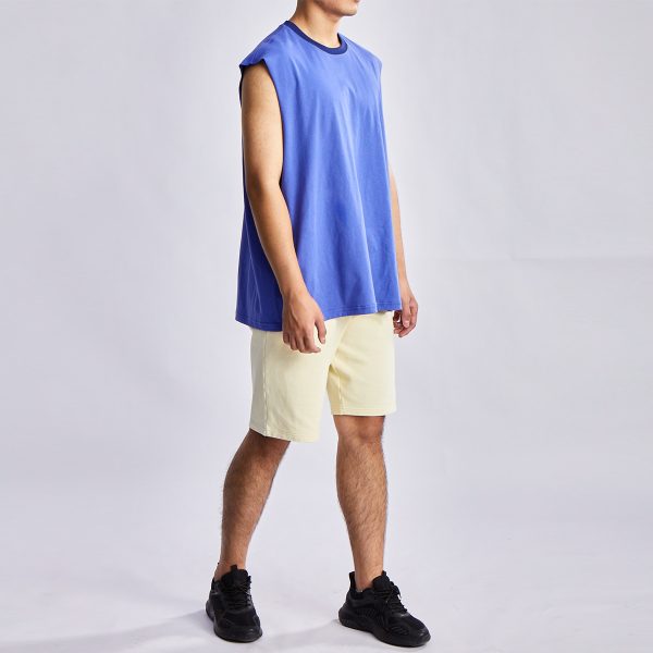 Men’s Sport Tank Top Cotton Fabric Support Custom Logo 4 Men’s Sport Tank Top (2)