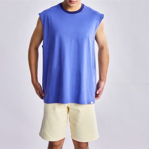 Men’s Sport Tank Top Cotton Fabric Support Custom Logo 1 Men’s Sport Tank Top (4)