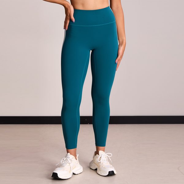 Lycra Yoga Set Colorblock Open-Back Bra And High Stretch Pants 3 Lycra Yoga Set (1)