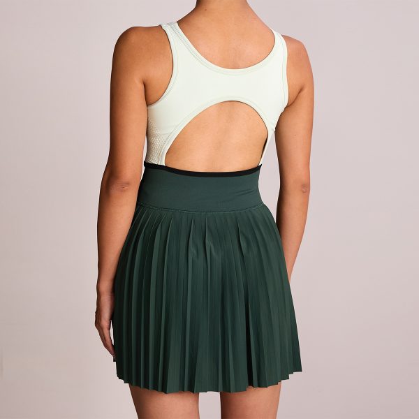Colorblock Seamless Tennis Dress with Open-Back Design 4 Seamless Tennis Dress (2)