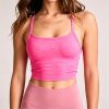 Pink Open Back Crop Top Pink Open Back Crop Top