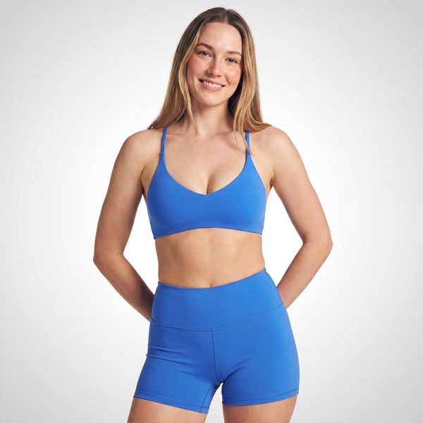 Criss Cross Back Sports Bra & Shorts Set | Yoga Workout Set 3 Criss Cross Back Sports Bra & Shorts Set