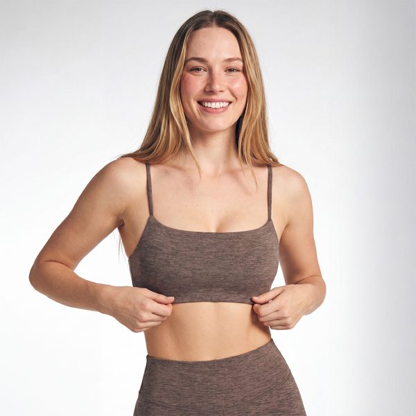 Thin Strap Compression Sports Bra