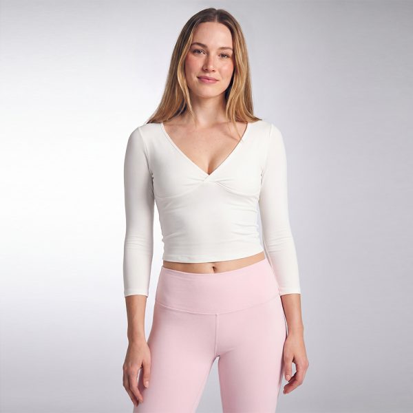 Women Long Sleeve Crop Top