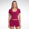 Yoga Top & Fold Waist Shorts Set Yoga Top & Fold Waist Shorts Set