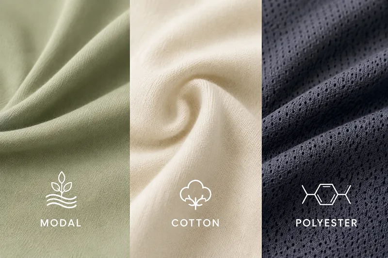 Modal Fabric Guide: Benefits, Drawbacks, Uses & How to Choose 3 Modal vs Cotton vs Polyester