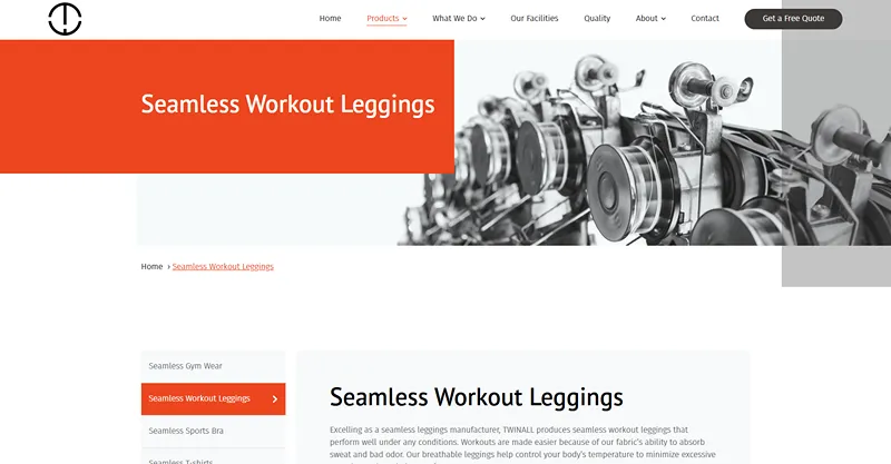 Top 10 China Leggings Manufacturers: A B2B Sourcing Guide 11 TWINALL