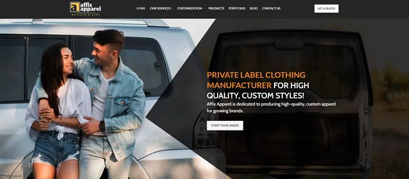 Top 10 Private Label Activewear Manufacturers to Build Your Brand 5 Affix Apparel