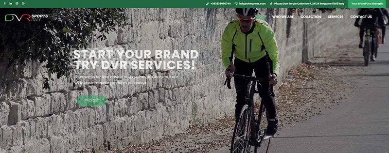 10 Italian Sportswear Manufacturer for Quality Activewear Production 1 DVR Sports