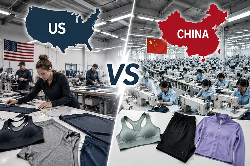 10 Top-Rated Sportswear Manufacturers in USA for Wholesale & Private Label 44 US vs China Sportswear Manufacturing