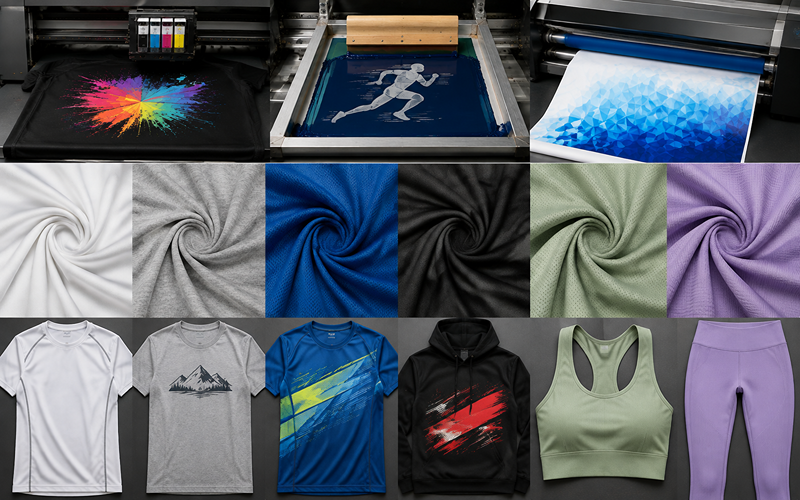 DTG vs Screen Printing vs Sublimation: Choosing Prints for Different Sportswear Fabrics 2 Which Printing Method Works Best for Different Sportswear Fabrics