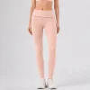 Custom Foldover Leggings with Full-Length Low-Rise Fit
