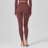 Custom High-Rise Stirrup Leggings with Contour Seams Back